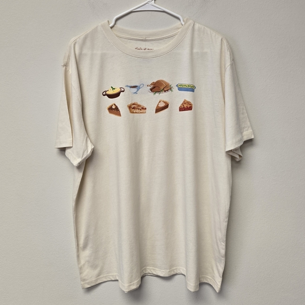 State of Mine Thanksgiving Harvest Short Sleeve Tee Natural XL